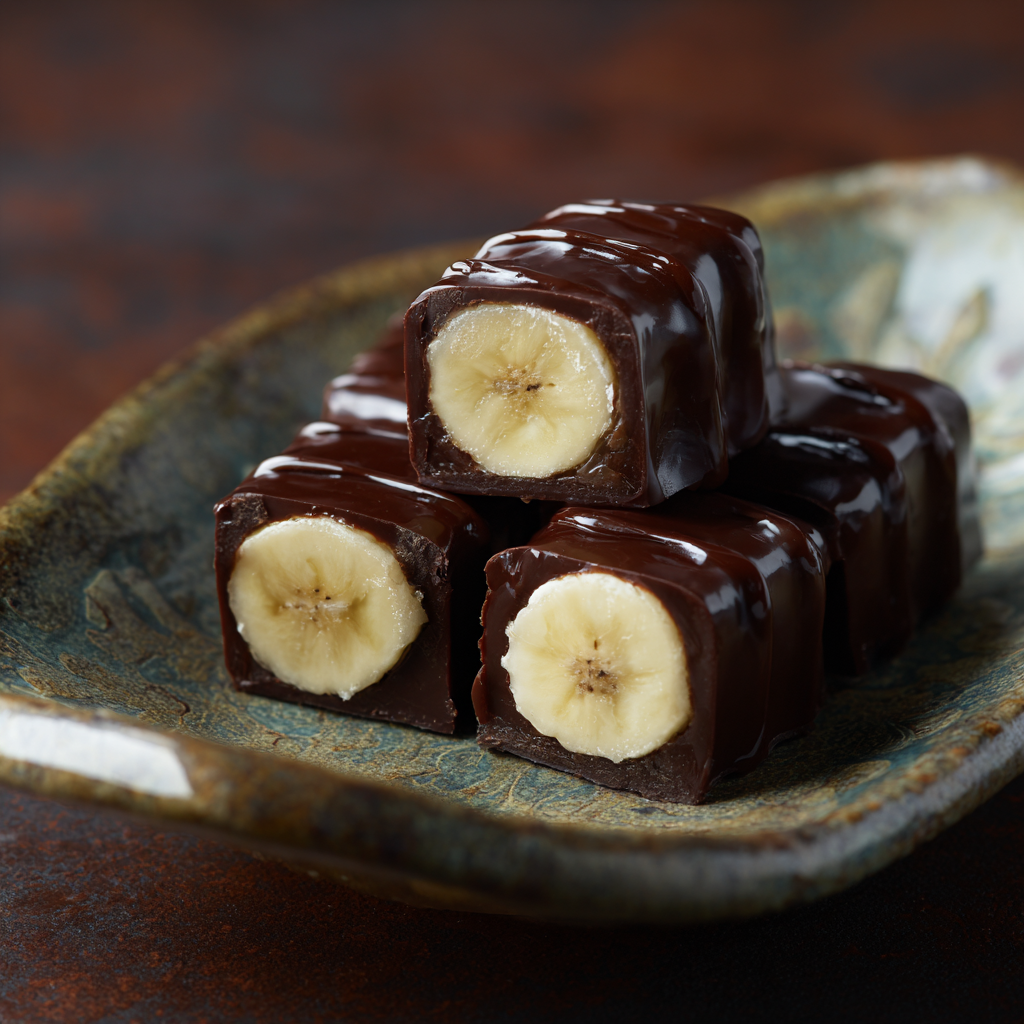 Chocolate Banana Frozen Bites Recipe - Recipe Image