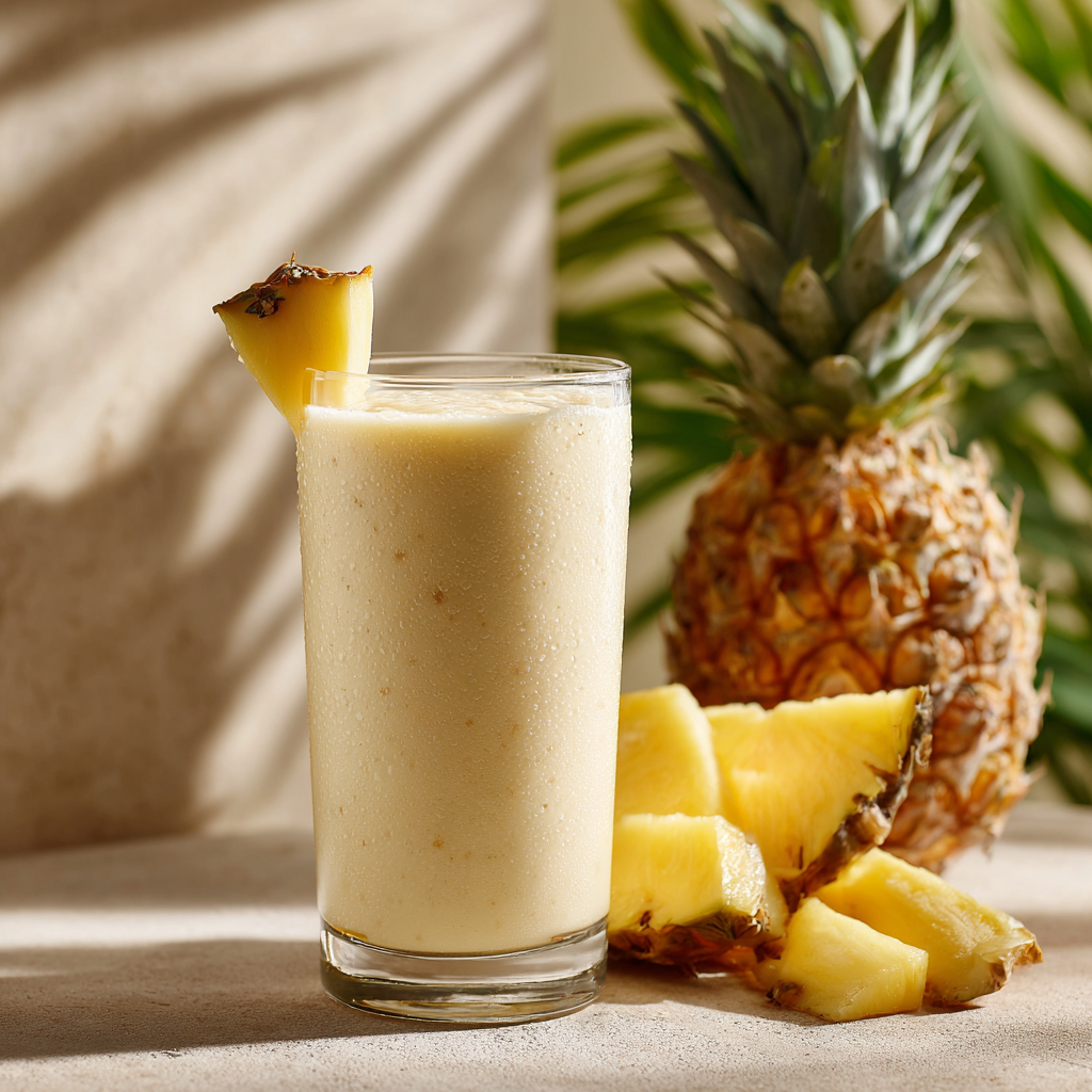 Banana Pineapple Smoothie Recipe 2 Banana Pineapple Smoothie Recipe - Recipe Image