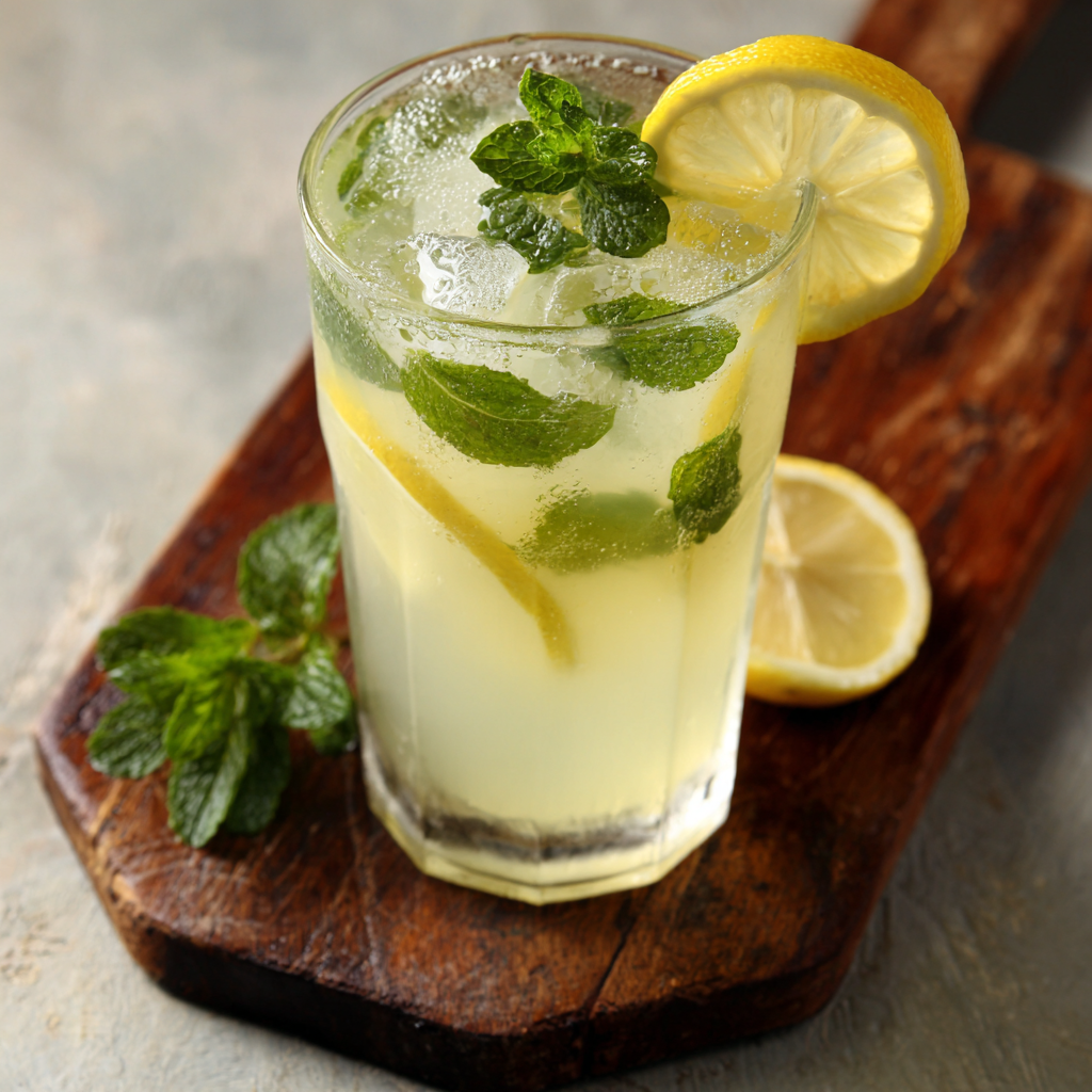 Lemon Mint Cooler Recipe 2 Lemon Mint Cooler Recipe - Recipe Image