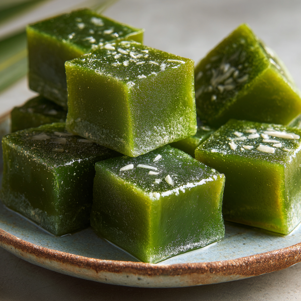 Real Deal Pandan Butter Mochi Recipe - Recipe Image