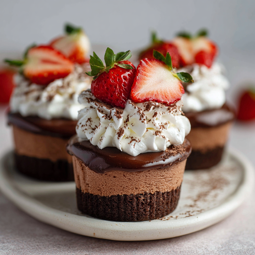 Chocolate Strawberry Tiramisu Cups Recipe 2 Chocolate Strawberry Tiramisu Cups Recipe - Recipe Image